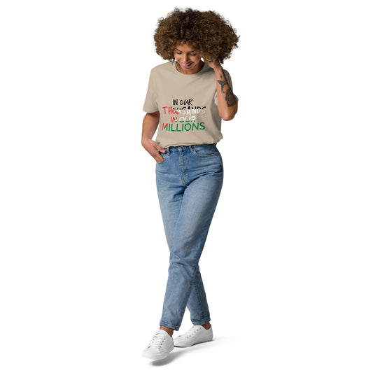 In Our Thousands (unisex organic cotton T-shirt)